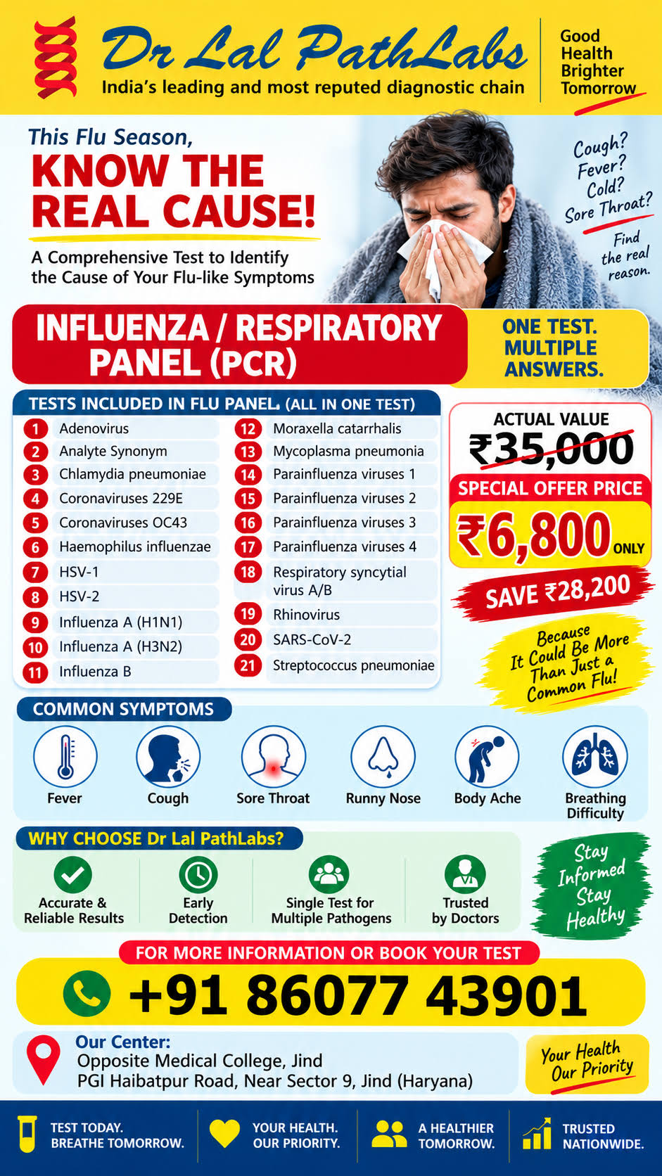 Viral flu panel product image