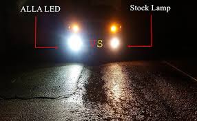 Amazon Com Alla Lighting 2800lm H8 H11 Led Fog Lights Bulbs Xtreme Super Bright High Power Cob 72 Cars Trucks H16 H11 Led Foglights Drl Replacement 6500k Cool Xenon White Automotive