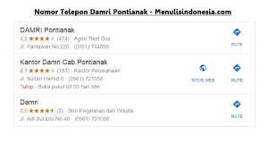 Tidak hanya nomor hp saja, anda juga bisa menggunakannya untuk mengecek pemilik nomor telepon kantor maupun rumah. Nomor Telepon Damri Pontianak No Telp Agen Tiket Menulis Indonesia