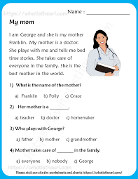Picture composition for lkg class. Reading Comprehension For Grade 2 Your Home Teacher