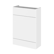 Includes waste strainer, excludes trap & tap. Hudson Reed Compact Fitted Wc Unit 600mm Wide Flush Bathrooms Gloss Grey Bathroom Fixtures Kitchen Bath Fixtures