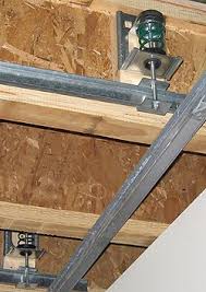 Spring Hanger For Wood Frame Construction Better Low Frequency Performance Wood Frame Construction Hanger Design Sound Proofing