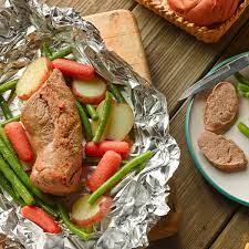 Pork loin is among the leanest pork cuts, along with pork chops. Pork Tenderloin Foil Packet On Grill Reynolds Kitchens