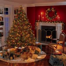 Maybe you would like to learn more about one of these? Christmas Living Room Christmas Tree Near The Fireplace Architecture Interior Design