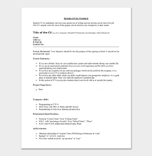 Looking to apply my knowledge as an electrical engineer in providing. Resume Template For Freshers 18 Samples In Word Pdf Foramt