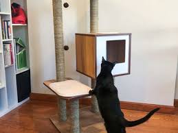 Diy cat tree with a water shelf. 8 Diy Cat Tree Plans You Can Get For Free