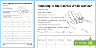 Because you can't count zero. Rounding To The Nearest Whole Number Activity Teacher Made