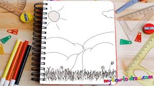 Learn how to draw grass using a simple technique that can be done with a vector software or even markers! How To Draw Grass My How To Draw