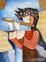 Pin By Carlo Tavani On Art Flute Flute Music Oil Painting