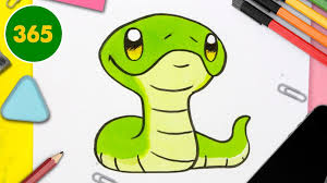 Comment Dessiner Un Serpent Kawaii Comment Dessiner Des En 2020 Dessin Kawaii 365 Dessins Kawaii Dessin Serpent