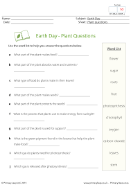 No matter how simple the math problem is, just seeing numbers and equations could send many people running for the hills. Earth Day Plant Questions