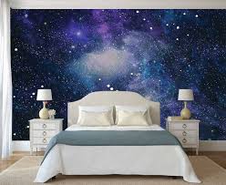 Space Wallpaper Wall Mural Stars Planets Wallpaper Wall Decal Galaxy Wall Mural Of Galaxy Wall Murals Galaxy Bedroom Galaxy Room