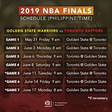 All nba full game replays available for free to watch online. Look Nba Finals 2019 Schedule Philippine Time