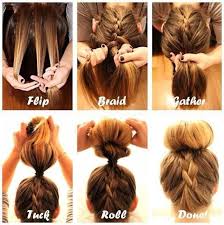 A bun is a type of hairstyle in which the hair is pulled back from the face, twisted or plaited, and wrapped in a circular coil around itself, typically on top or back of the head or just above the neck. Easy Bun Hairstyles Short Haircuts For Women
