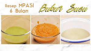 Makanan pertama untuk bayi (mpasi) perlu diberikan secara bertahap selepas asi eksklusif selama 6 bulan pertamanya. Membuat Mpasi Pertama Untuk Bayi 6 Bulan Resep Bubur Susu Yang Mudah Youtube