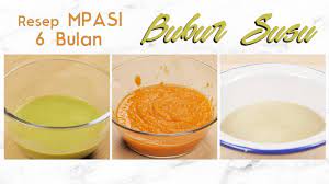 Hakikatnya, tiada makanan yang mampu menggantikan susu ibu. Membuat Mpasi Pertama Untuk Bayi 6 Bulan Resep Bubur Susu Yang Mudah Youtube