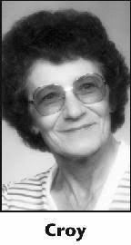 LAVINIA CROY Obituary (2014)
