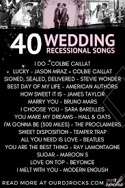 40 Wedding Recessional Songs In 2020 Wedding Recessional Songs Recessional Songs Wedding Recessional