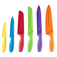 top chef 6 piece colored knife set 80