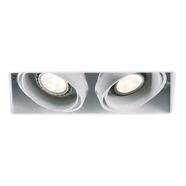 Gu10 retrofit spot rgb+cctsteuerbar mit funkfernbedienung und/oder wlan controller für ios und android, beide separat erhältlich, siehe zubehör product name: Buy Modular Lighting Mini Multiple Trimless 2x Led Retrofit White Structured Dmlights Com