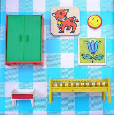 walldeco blauw koe 300 retro toys kids rugs crafty