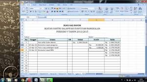 Setelah saya membahas format aplikasi jurnal umum di excel, maka tahap selanjutnya adalah membuat buku besar di excel atau dengan menggunakan format aplikasi pengolah angka/ spreadsheet (ms. Membuat Buku Kas Besar Dengan Microsoft Office Excel Making Large Cash Book Youtube