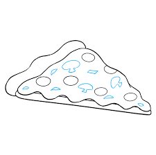 As i just said, they both need to be with cuts and deeps to look doesn't that slice look totally delicious? How To Draw A Pizza Really Easy Drawing Tutorial