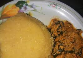 This soup is normally served with some typical nigerian swallow like fufu or garri. How To Prepare Eba And Served With Any Nigerian Soup 54history