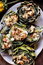 Brie Stuffed Artichokes Half Baked Harvest Recipe Easy Dinner Party Recipes Dinner Party Recipes Artichoke Recipes