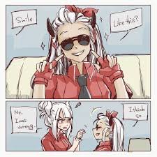 Justice New Hair Style By Root 12047841 Helltaker In 2020 Romantic Anime Anime Human Body Drawing
