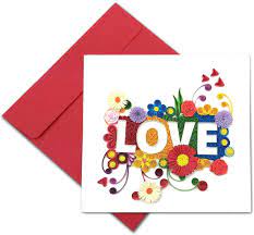Make someone's day extra special with a personalized, printable birthday card you can send out or share online. Buy Lami Handmade Quilling Card 3d Love Couple Valentine Unique Dedicated Paper Handmade Art Design Greeting Card For Christmas Birthday Anniversary Mother Thank You Design Gift For Friend Love Mom