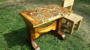 Menyediakan sehingga 2 tempat duduk untuk makan malam. Membuat Meja Ngopi Coffee Table Perpaduan Potongan Akar Jati Dan Resin Steemit