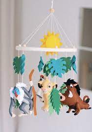 Baby Mobile The Lion King The Lion King Baby Mobile Safari Mobile Jungle Mobile Cribmobile Baby Gift Lion King Baby Baby Mobile Paper Decorations