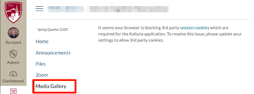 Hi tech peeps, i am trying to use an application called kaltura on canvas online learning platform provided by my university. Kaltura Videos Not Playing In Canvas 3rd Party Cookies Du Ed Tech Knowledge Base