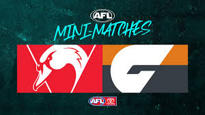 But the swans then hit the post twice in a row, and just couldn't get the last goal they needed despite 65 inside 50s to gws' 45, recording five late behinds and losing 10.13 (73) to 11.8 (74). Mini Match Sydney Swans V Gws Giants Round 5 2021 Afl Youtube