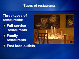 If you're opening a restaurant, buying used equipment is an excellent way to save money and improve your bottom line. 0 Food And Beverage Establishments 1 Types Of Restaurants Three Types Of Restaurants Full Service Restaurants Family Restaurants Fast Food Outlets Ppt Download