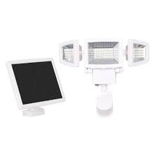 But thanks to solar powered motion security lights, living in a safe surrounding is not that difficult anymore. Westinghouse 2000 Lumen Triple Head Solar Security Light Wireless Motion Activated Kit White Finish Walmart Com Walmart Com