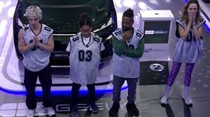 Participantes do BBB 23 em prova com carro da GEELY. Da esquerda para a direita: Gabriel, Bruna Griphao, Fred Nicácio e Sara…