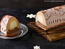 Buche De Noel Glacee Praline Marrons Citron Yuzu Recette Buche De Noel Gateau Creme De Marron Gateaux Et Desserts
