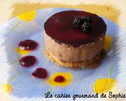 Recette Entremet Croquant Praline Mousse Chocolat Et Miroir De Mures 750g Recette Mousse Au Chocolat Gateau Mousse Chocolat Dessert