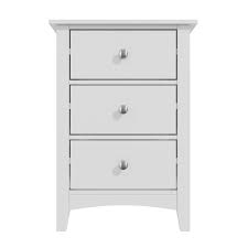 Safavieh american homes collection griffin grey 3 drawer side table. Finch 3 Drawer Bedside Cabinet In Light Grey Furniture123