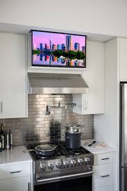 smart tv in kitchen tv in kitchen