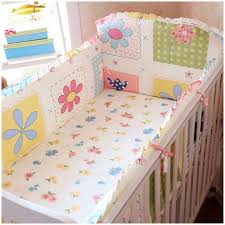 Beforderung 6 Stucke Baumwolle Babybett Bettwasche Set Neugeborenen Cartoon Kinderbett Bettwasche Abnehmbare Stossfanger Blatt Kissenbezug Kinderbett Bettwasche Baby Krippen Und Babybett