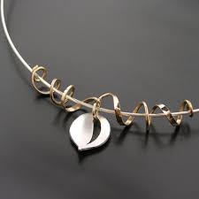 Black And Gold Jewelry Leaf Tendril Pendant G 20 Necklace Silver Jewelry Black Gold Jewelry Silver Earrings Online
