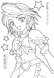 Futari Wa Precure Coloring Pages For Girls Cute Coloring Pages Hello Kitty Colouring Pages