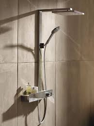 It has an oversized spray face. Hansgrohe Raindance Large Hand Overhead Showers Hansgrohe Int