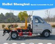 Small Hook Arm Garbage Truck Carrying Capacity 1 Tons Hook Lift Garbage  Truck