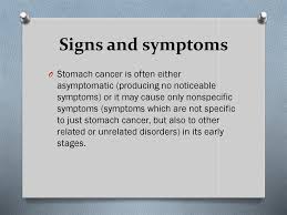 You should see your doctor if you have unexplained weight this is weight loss when you are not trying to lose weight. Stomach Cancer Online Presentation