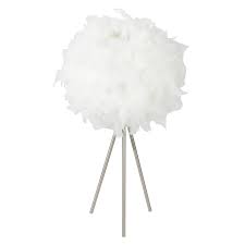 Frequent special offers and discounts up to 70% off for all products! Katunga Tripod Table Lamp With Real Feathers Lights Co Uk