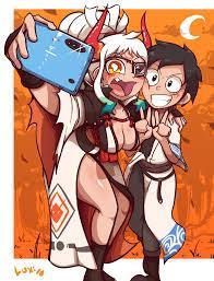 Luffy and Yamato's Halloween Costumes (luxidoro) : r/OnePiece